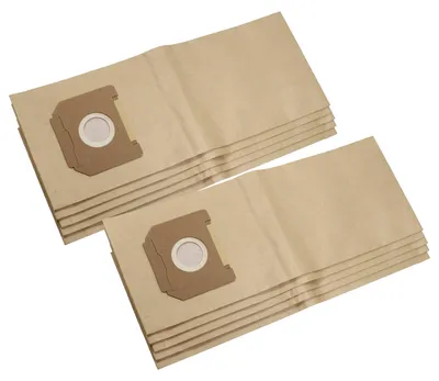 Produktbild von vhbw 10x Staubbeutel kompatibel mit Kärcher NT 35/1 Ap, NT 35/1 Tact, NT 25/1 Ap, NT 35/1 Eco Te, NT 35/1 Eco Staubsauger - 29cm x 21cm braun