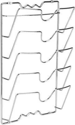 Produktbild von Famanu Deckelhalter aus Edelstahl - Wand- oder Türmontage, platzsparend