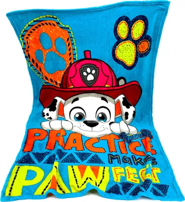 Produktbild von heimtexland ® Kuscheldecke super weiche Kinderdecke Paw Patrol Disney Frozen Eiskönigin Flanell Decke Kinder Wohndecke Typ842 Marshall Blau
