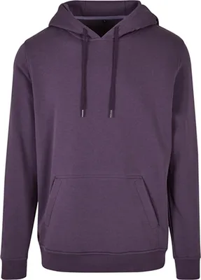 Produktbild von Build Your Brand BY011 | Heavy Hoody - Farbe: Purple Night - Größe: S