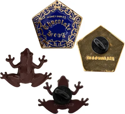 Produktbild von Cinereplicas Harry Potter – Schokoladenfrosch-Anstecknadel – 3 x 3 cm – offizielle Lizenz