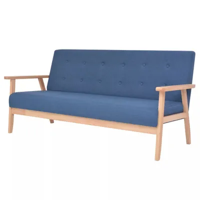 Zdjęcie produktu dla VidaXL 274914, Niebieski, Poliester, 1580 mm, 670 mm, 735 mm, 146 cm