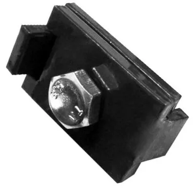 Produktbild von LogistSystem Zaunverbinder L-Stueck Gruen RAL 6005 | Eckverbinder Paneelzaun | Pulverbeschichtet | 1 Stueck