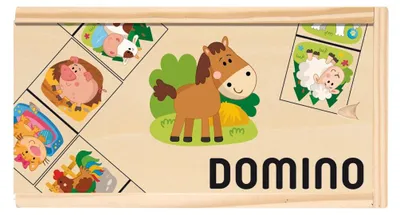 Zdjęcie produktu dla Woody Woody Farm Animals Domino 90093
