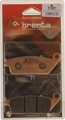Image de Plaquettes de frein Brenta 4071 métal fritté avant pour Honda CB CBF 500 1000 / CBR 500 650 / CTX 700 / VF VT NC 750 / NTV 650