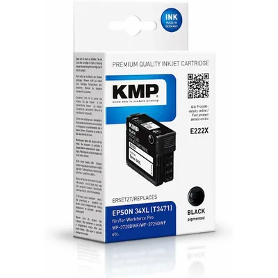 Produktbild von KMP E222X Tintenpatrone schwarz kompatibel mit Epson T 3471