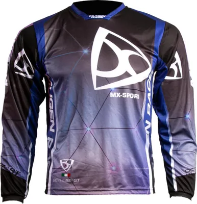 Obrázok produktu pre MUGENRACE Tento Motocross Jersey, čierna/modrá, 3XL