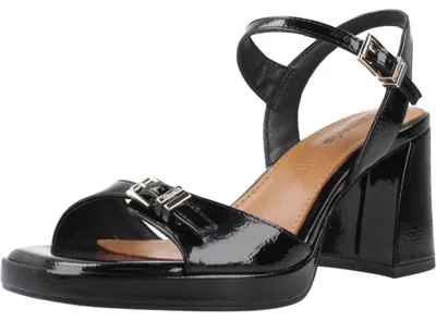 Produktbild von Tamaris Damen Sandalette mit Plateau und Blockabsatz 1-28317-46, Größe:40 EU, Farbe:Schwarz