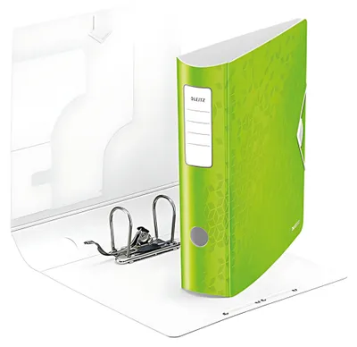 Image de Leitz 1106-00-54 1106 Classeur Active WOW A4 - 80 mm, vert métallisé