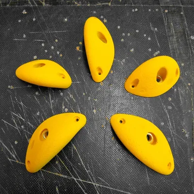 Produktbild von 5-er Steilstein Klettergriffe Set Gemach gemach, Farbe:Wunschfarbe (Anfertigung)