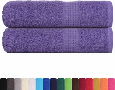 Immagine prodotto di Asciugamani FROGN 2 pz Viola 50x100 cm 360 g/m²