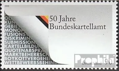 Produktbild von Briefmarken BRD (BR.Deutschland) 2008 Mi 2641 (kompl.Ausg.) postfrisch Kartellamt