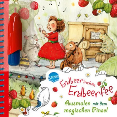 Produktbild von Ausmalen mit dem magischen Pinsel. Erdbeerinchen Erdbeerfee