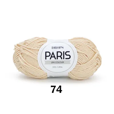 Produktbild von DROPS Paris, 100% Baumwolle 74 aprikosencreme