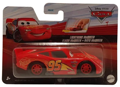 Produktbild von Disney Pixar Cars Disney und Pixar Cars Rückziehautos im Maßstab 1:43, von den Filmcharakteren inspirierte Spielzeugautos, Auto, 3 Jahr(e), Kunststoff, Rot, Gelb