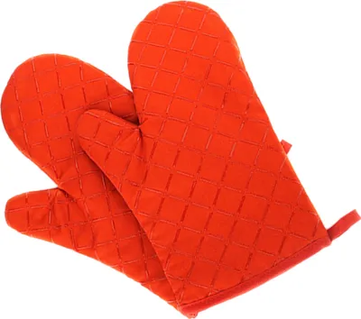 Produktbild von CANDeal Premium Anti-Rutsch Ofenhandschuhe (1 paar) bis zu 240 °C - Silikon Extrem Hitzebeständige Grillhandschuhe BBQ Handschuhe - Backofen Handschuhe, zum Kochen, Backen, Barbecue Isolation Pads, Orange