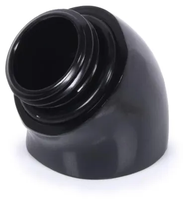 Produktbild von Alphacool 17590, Adapter für Wasserblöcke, Messing, Schwarz, 1/4", 45°, 20 mm