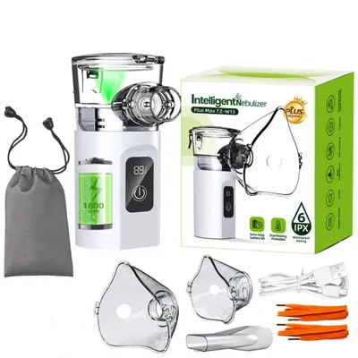 Produktbild von Tragbarer Vernebler, Inhalator – IPX6 Wasserschutz, 3 Modi, 1800mAh Akku für Erwachsene & Kinder