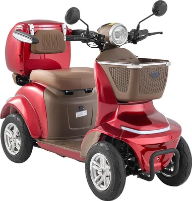 Produktbild von SucceBuy Elektromobil mit 4 Rädern, Mobilitätsroller 227 kg Tragkraft, Seniorenmobil 35 km Reichweite mit 3 Geschwindigkeiten, 1000 W elektrischer Freizeit-Rollstuhl für vielseitiges Gelände, max. Steigfähigkeit 20°