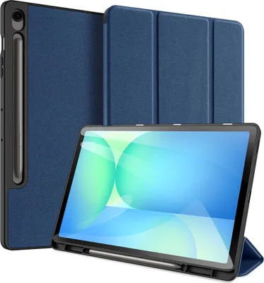 Produktbild von Hülle mit Klappe für Galaxy Tab S10 FE Plus, Dux Ducis Domo, Blau
