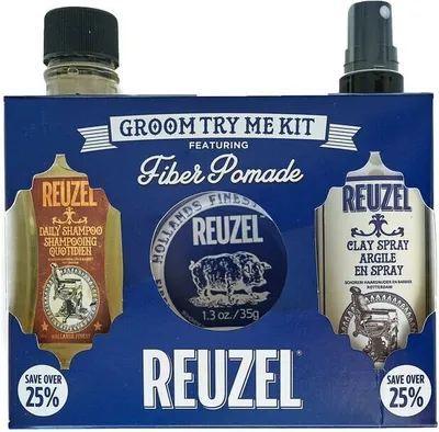 Zdjęcie produktu dla Reuzel Try Reuzel Groom kit Fiber 3 szt