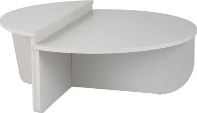 Image de Mansue - Table Basse, 90x60x35h cm Gris, Poids Max Supporté 15 kg
