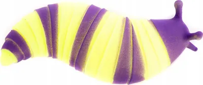 Produktbild von Große Schnecke Antistress Quetschball 17cm - Fidget Toy zum Kneten & Drücken - Bunt