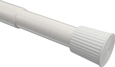 Produktbild von Interdeco Spannstange / Duschvorhangstange 26/23 mm Ø Weiß, Typ Serrofix, 125-220 cm