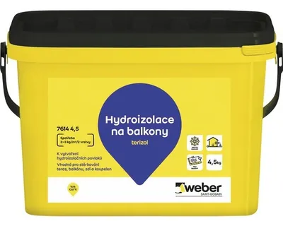 Obrázek produktu pro Hydroizolace WEBER TERIZOL 4,5 kg