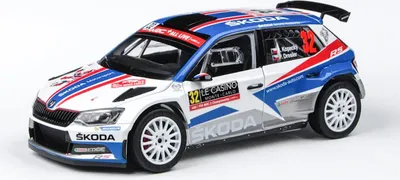 Obrázok produktu pre Škoda Fabia R5 (2015) #32 Rallye Monte Carlo 2018 Kopecký/Dresler - Abrex 1:18
