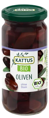 Produktbild von schwarze Kalamon Oliven entsteint