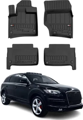 Obrázek produktu pro 2006-2015 Audi Q7 4LB Podlahové rohože TPE černé 4 ks