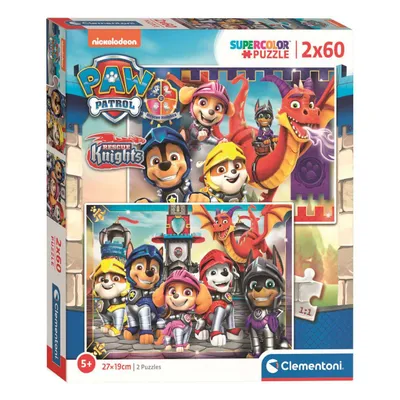 Produktbild von Clementoni Puzzle Paw Patrol, 2x60st.