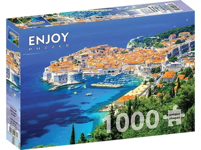Zdjęcie produktu dla Puzzle 1000 elementów Enjoy – Stare Miasto w Dubrowniku, Chorwacja
