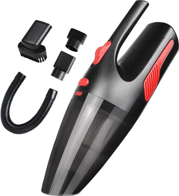 Zdjęcie produktu dla Odkurzacz ręczny o mocy 120 W z lampką LED do czyszczenia na mokro i sucho, do samochodu, domu, cząstek płynnych, włosów i osadów