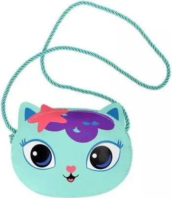 Image de Sac à bandoulière pour maison de poupées Gabby, chat sirène – 15 cm