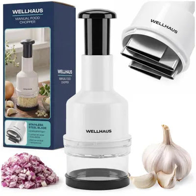 Produktbild von WELLHAUS Manueller Zerkleinerer Zwiebelschneider Knoblauch Kräuter