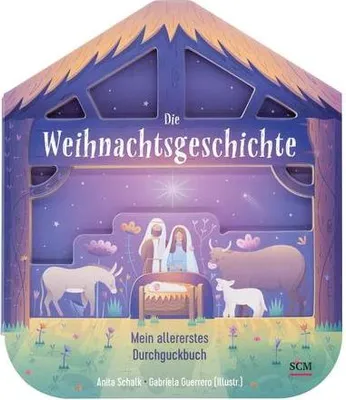Produktbild von Die Weihnachtsgeschichte - Mein allererstes Durchguckbuch