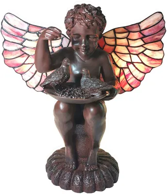 Obrázek produktu pro Stolní lampa Tiffany angel 33x21x33 cm E14-max 2x25W LumiLamp 5LL-6049