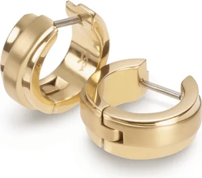 Produktbild von Boccia Damen Creolen 0560-05 Titan goldplattiert