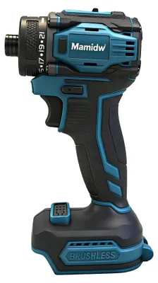 Productafbeelding van Schroefboormachine met slagfunctie, instelbare koppelstanden, lichtgewicht ontwerp, blauw - Zonder batterij
