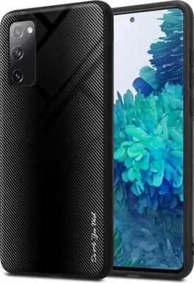 Produktbild von Cadorabo Hülle für Samsung Galaxy S20 FE Schutz Hülle in Schwarz Handyhülle TPU Etui Cover Case Tempered Glas