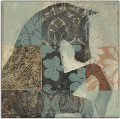 Produktbild von ARTland Leinwandbild Gemustertes Pferd II Größe: 70x70 cm