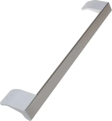 A single appliance door handle is shown against a white background.