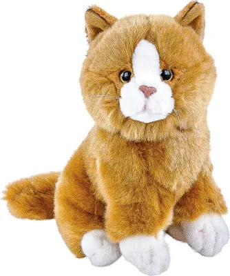Produktbild von Katze Sunny sitzend rotbraun weiß 30 cm Kuscheltier Uni-Toys