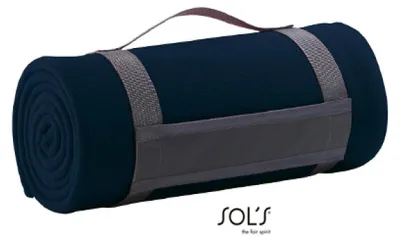 Produktbild von SOLs 88105 | Fleece Decke 150 x 120 cm - Farbe: French Navy - Größe: 150 x 120 cm