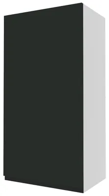 Image de Armoire murale de cuisine XL VELDEN 50 x 32,5 x 96 cm, 1 porte, blanc et vert émeraude