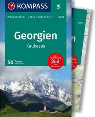 Obrázek produktu pro KOMPASS Wanderführer Georgien, Kaukasus, 50 Touren mit Extra-Tourenkarte