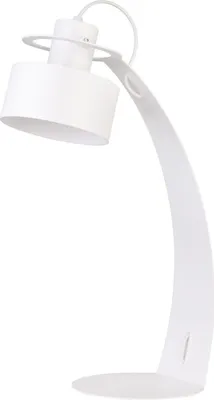 Zdjęcie produktu dla Lampa stołowa nowoczesna dekoracyjna loftowa biała reflektorek Rif 1xE27 15W Sigma Lighting