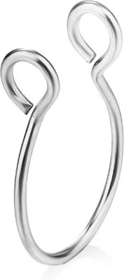 Image de Go Go Gadget – Faux piercing pour septum – Faux piercing – Anneau – Piercing nasal – Argent